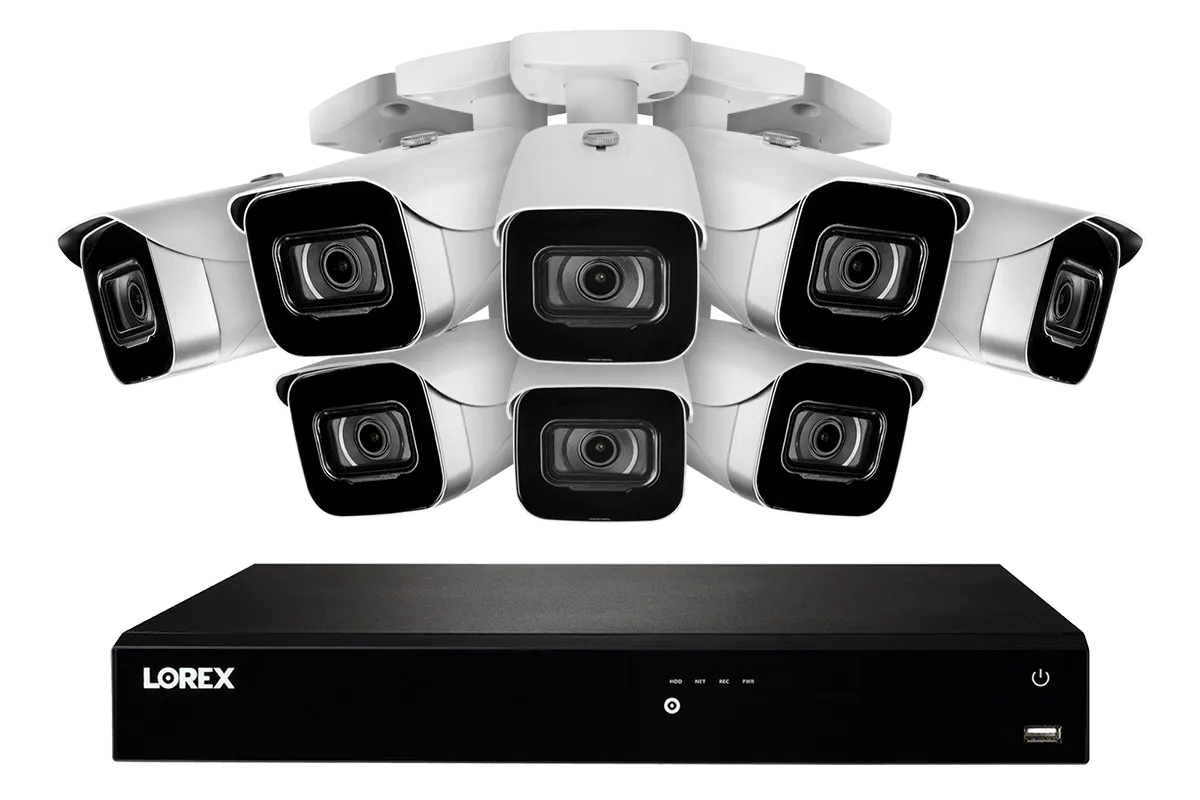 16-Channel Fusion NVR System with 4K (8MP) IP Cameras