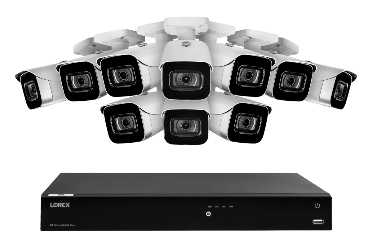 16-Channel Fusion NVR System with 4K (8MP) IP Cameras