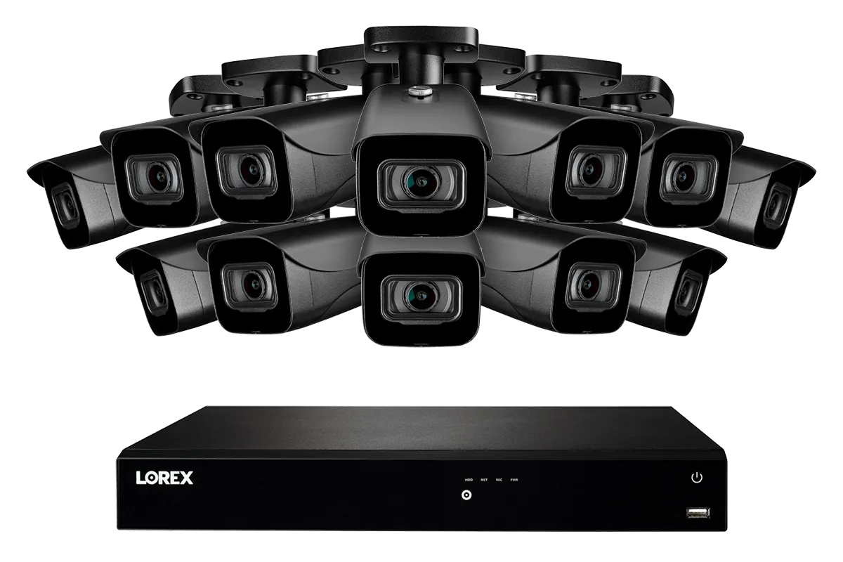 16-Channel Fusion NVR System with 4K (8MP) IP Cameras