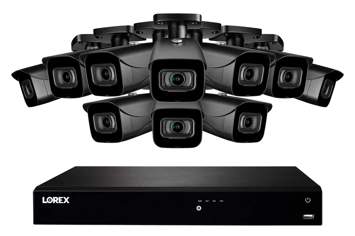 16-Channel Fusion NVR System with 4K (8MP) IP Cameras