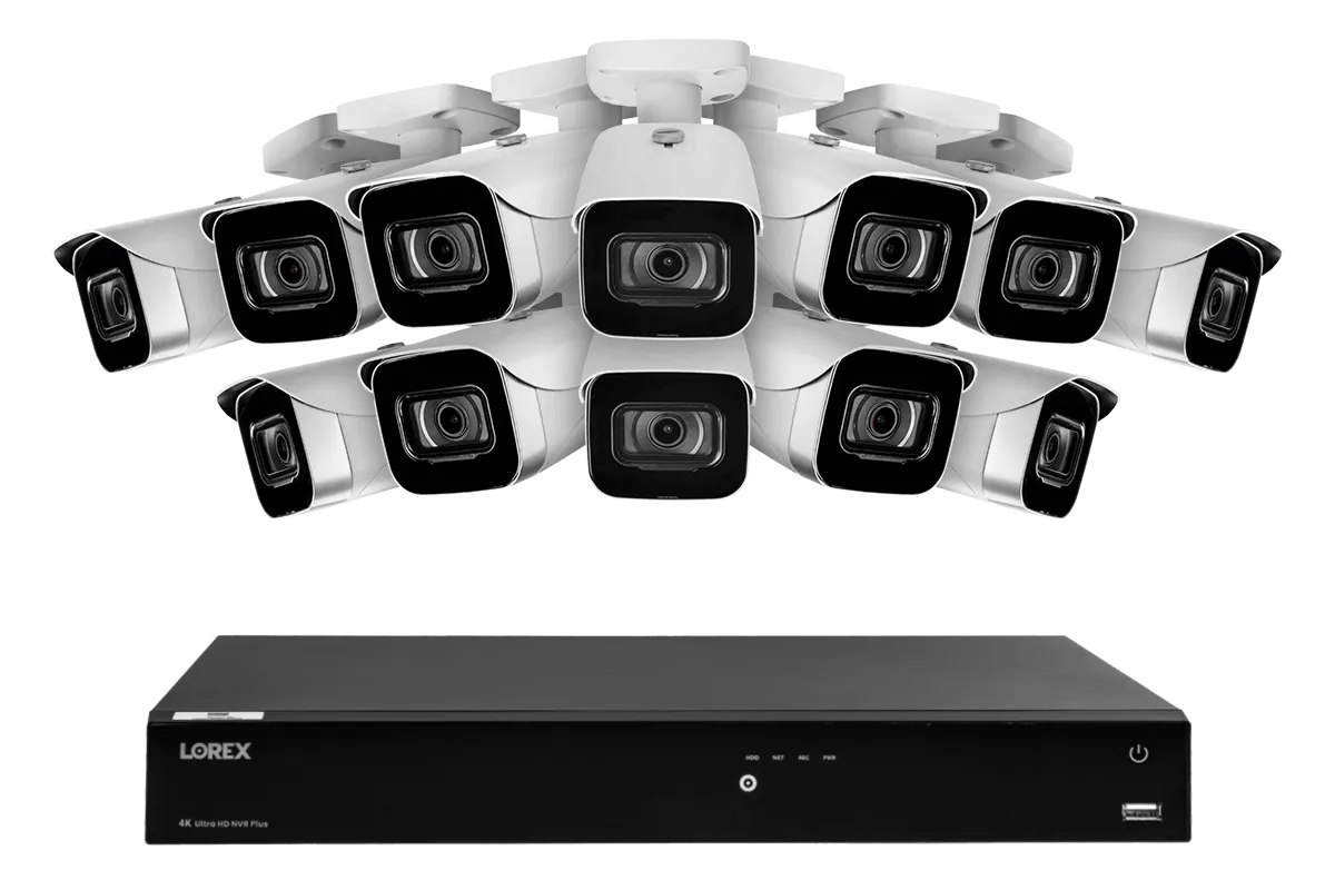 16-Channel Fusion NVR System with 4K (8MP) IP Cameras