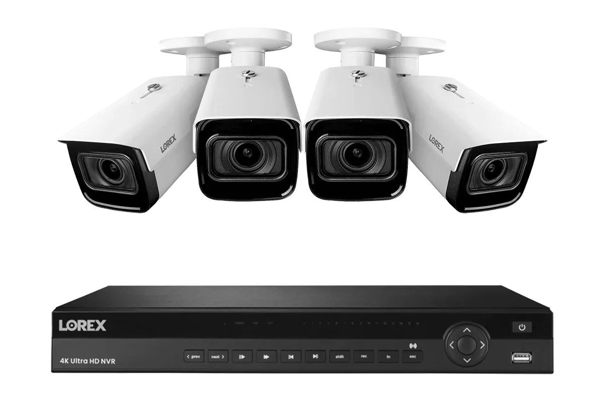 16-Channel Nocturnal NVR System with 4K (8MP) Smart IP Optical Zoom Security Cameras with Real-Time 30FPS Recording