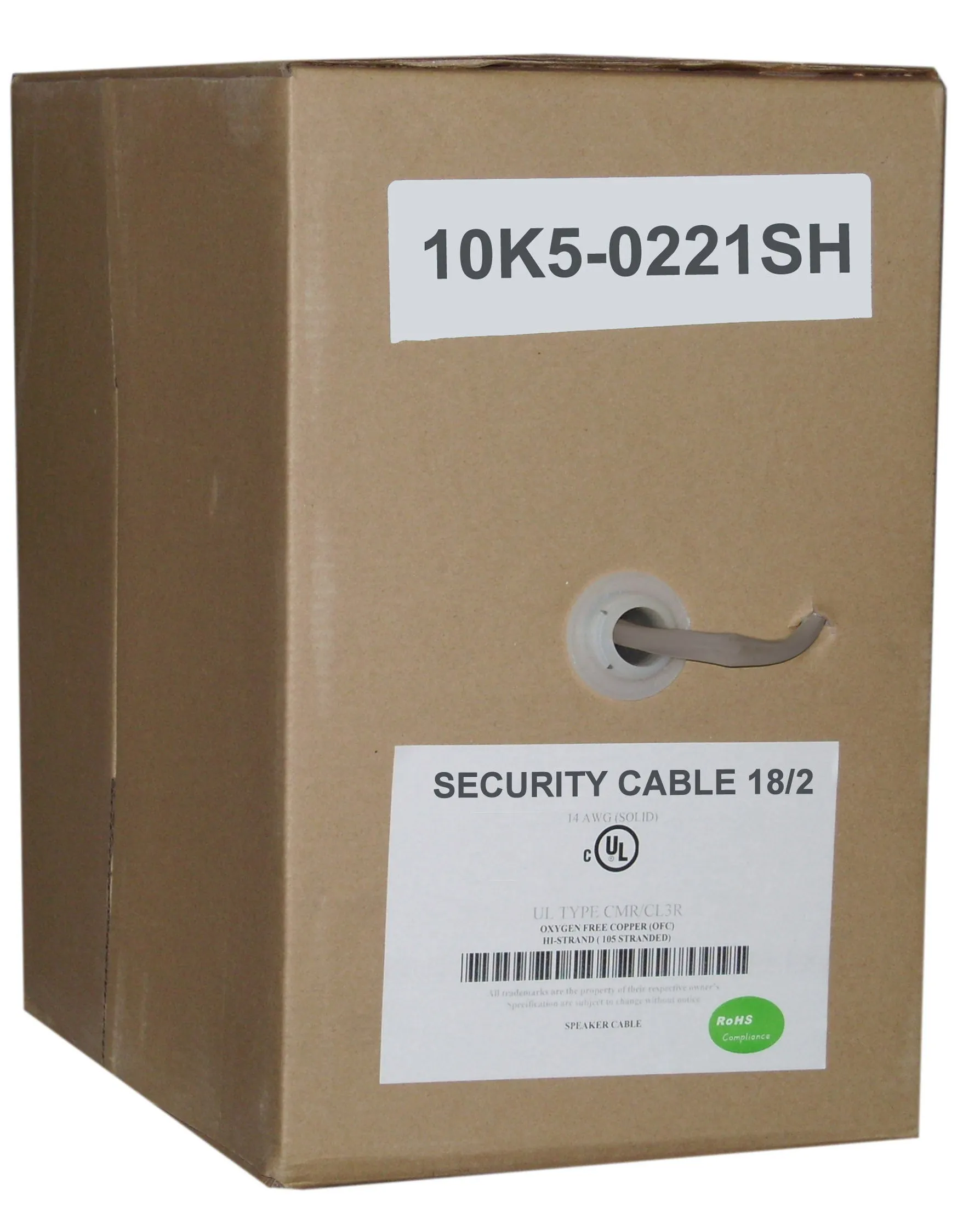 18/2 Stranded (Shielded) Control Cable 1000ft