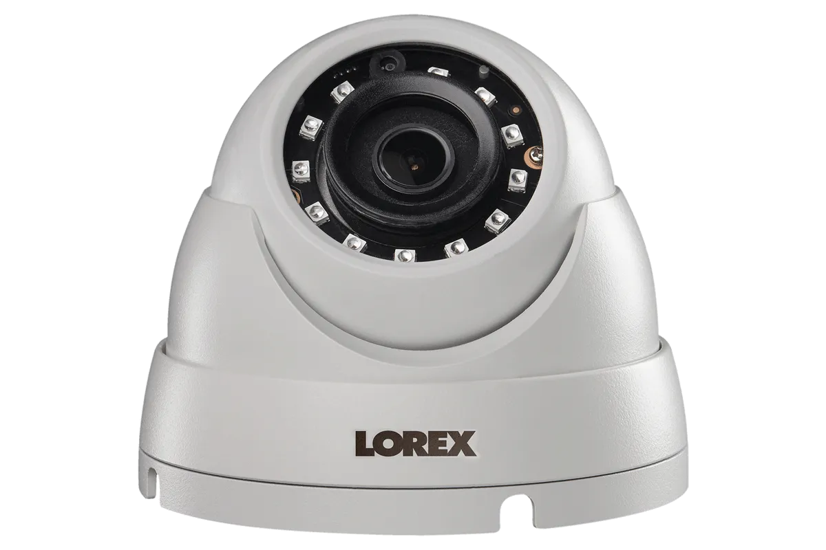 2K SuperHD Weatherproof Night-Vision Dome Security Camera (4-pack)