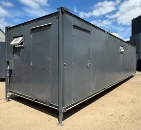 32 x 10 ft | 6 1 Toilet Block | Anti-Vandal | Portable Toilet Block No 1070