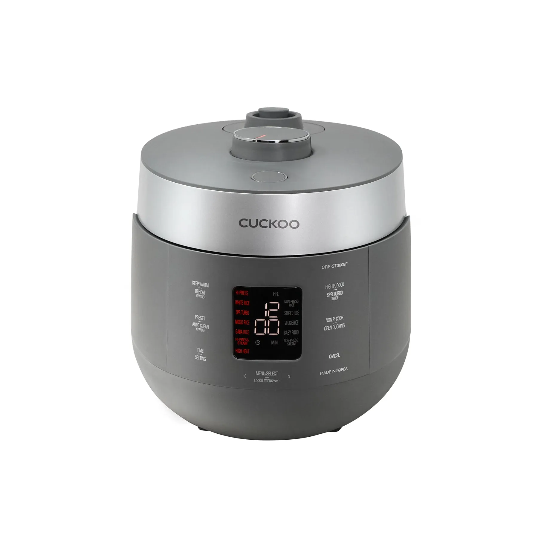 6-Cup HP Twin Pressure Rice Cooker (CRP-ST0609F)