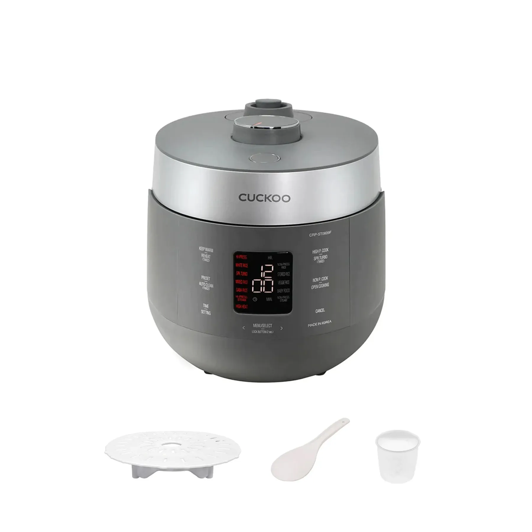 6-Cup HP Twin Pressure Rice Cooker (CRP-ST0609F)