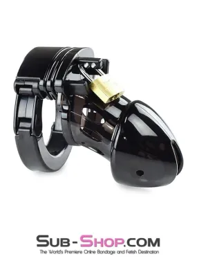 8910AX      Black Jack Adjustable Locking Male Cock Cuff Chastity Device - MEGA Deal