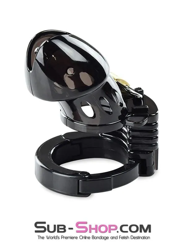 8910AX      Black Jack Adjustable Locking Male Cock Cuff Chastity Device - MEGA Deal