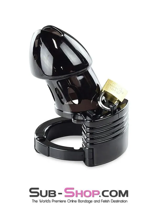 8910AX      Black Jack Adjustable Locking Male Cock Cuff Chastity Device - MEGA Deal