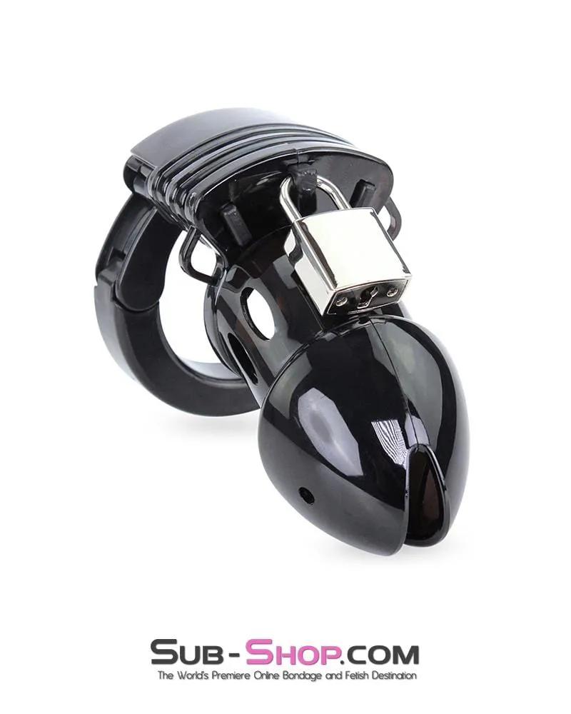 8910AX      Black Jack Adjustable Locking Male Cock Cuff Chastity Device - MEGA Deal