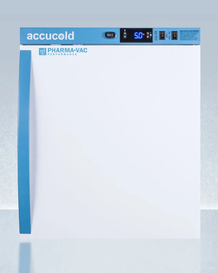 Accucold 18" Wide 1 Cu.Ft. Compact Vaccine Refrigerator RH Door Swing