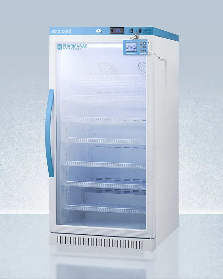 Accucold 23" Wide 8 Cu.Ft. Upright Vaccine Refrigerator Glass Door