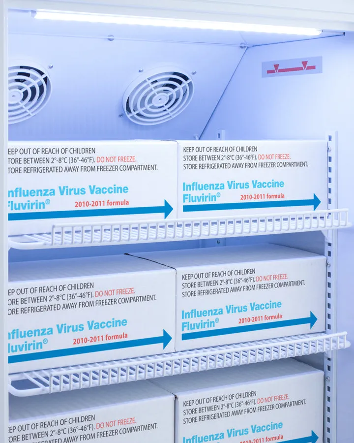 Accucold 23" Wide Upright Vaccine Refrigerator RH Door Swing White