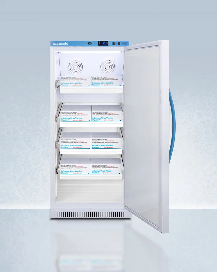 Accucold 24'' Upright Vaccine Refrigerator Removable Drawers 8 Cu.Ft.