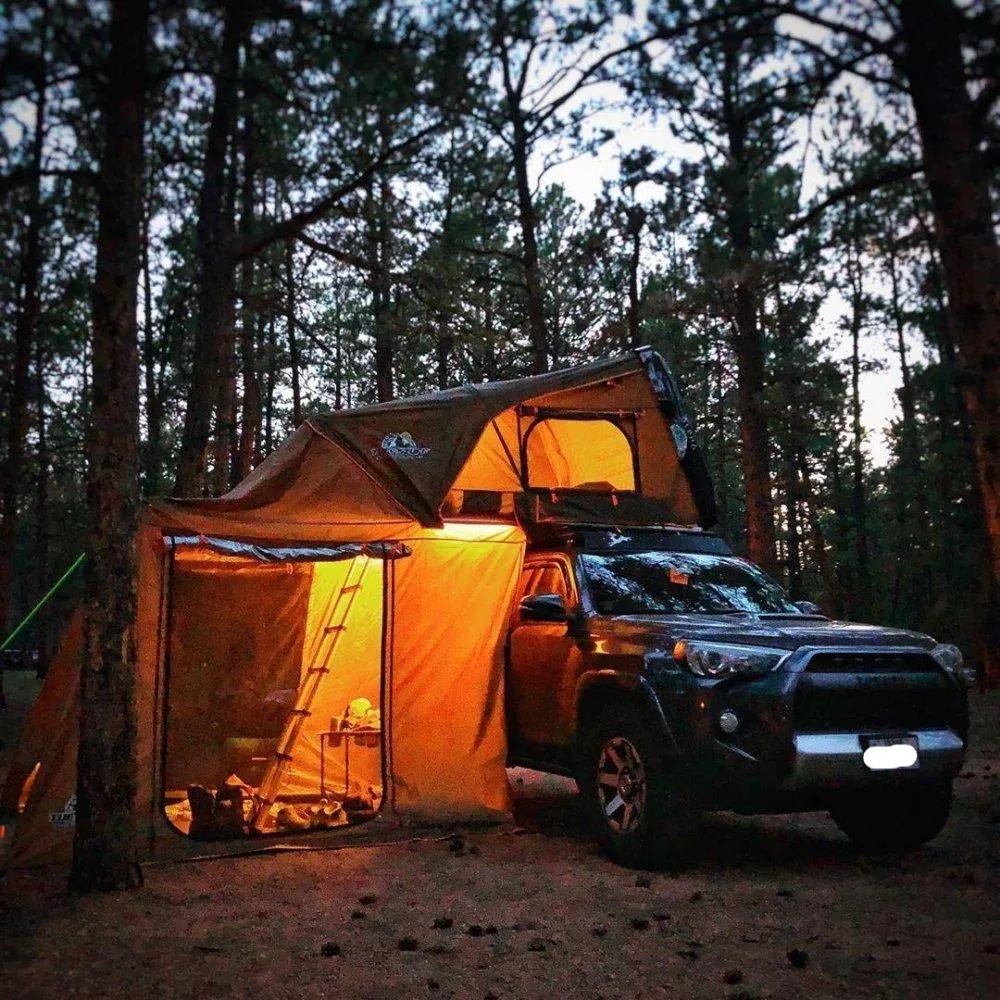 Alpha Hardshell Rooftop Tent, ABS, 2-3 Person, Black