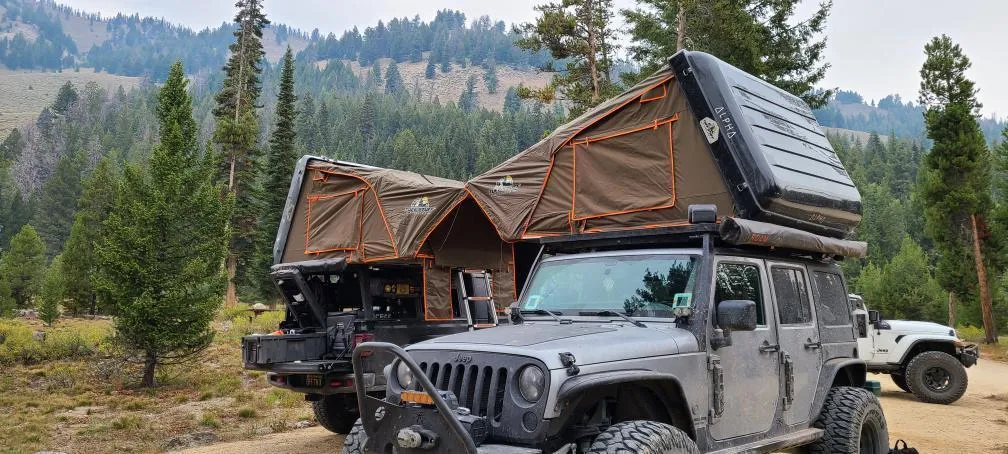 Alpha Hardshell Rooftop Tent, ABS, 2-3 Person, Black