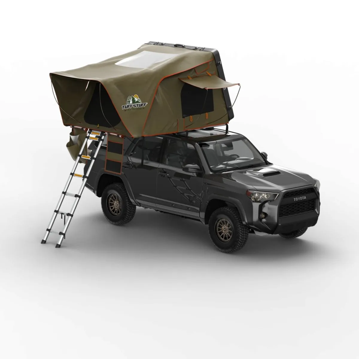 Alpha Hardshell Rooftop Tent, ABS, 2-3 Person, Black