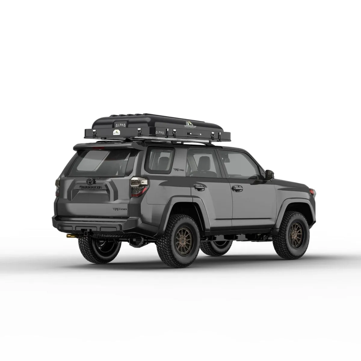 Alpha Hardshell Rooftop Tent, ABS, 2-3 Person, Black