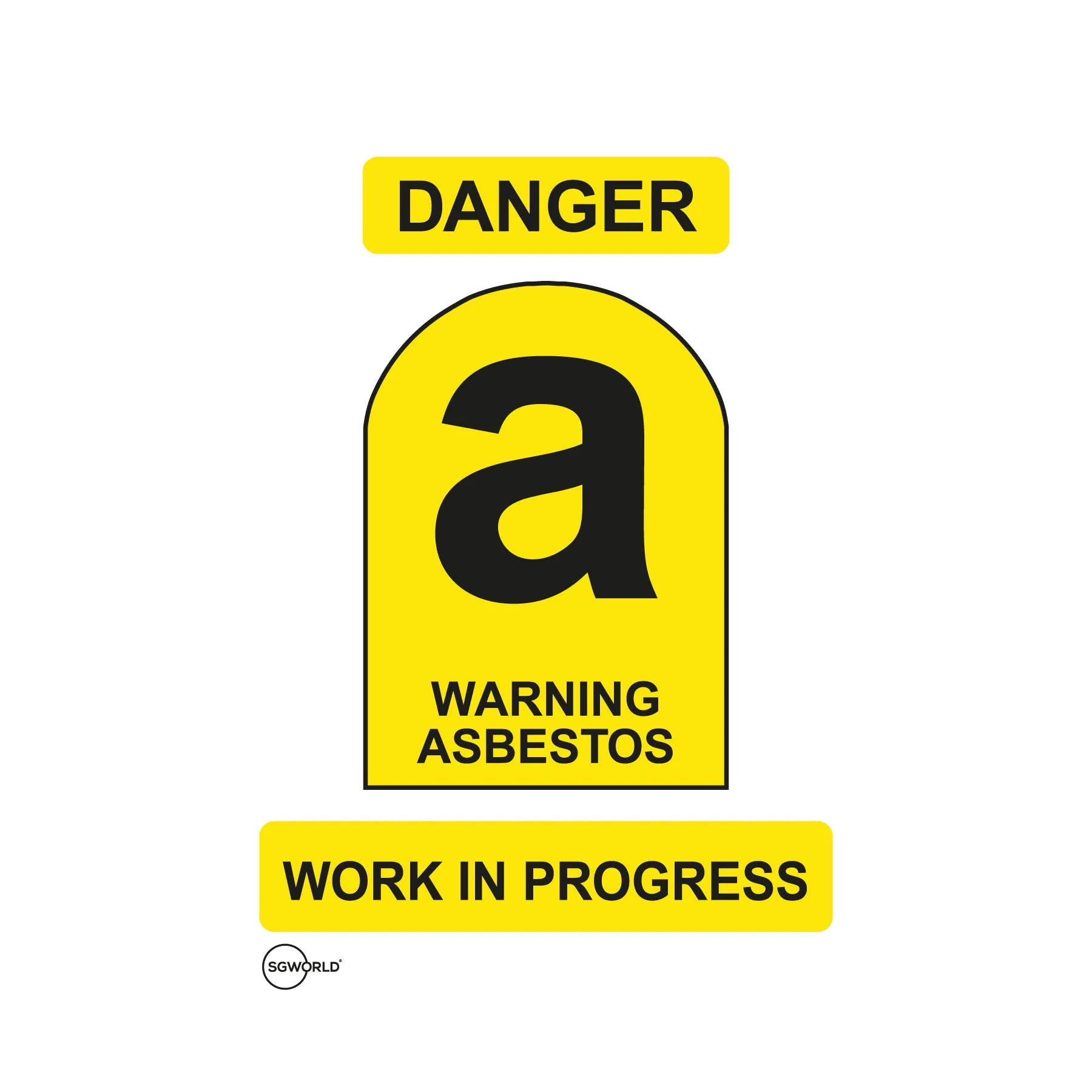 Asbestos Alert Permit to Work (Packs of 5)