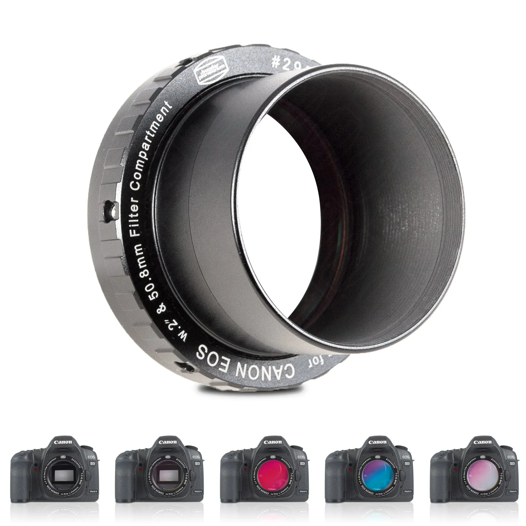 Baader zero-tolerance protective Canon DSLR T-Ring T-2/M48 and 2"