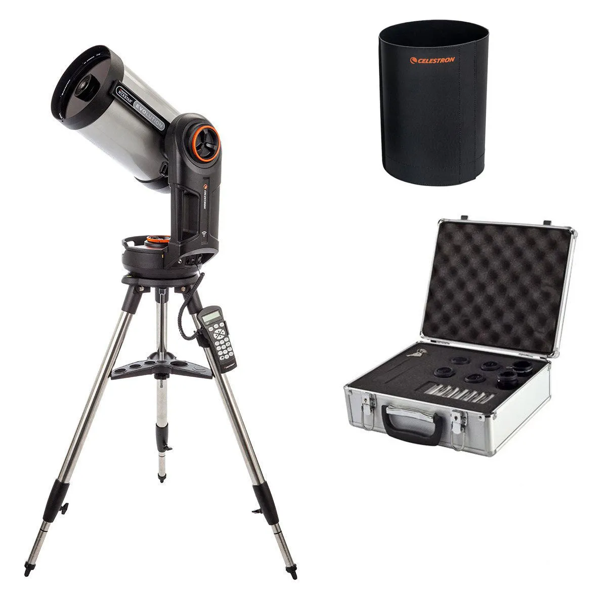 Celestron NexStar Evolution 8 Computerized WiFi Telescope Ultimate Bundle - 12091-BUN1-T