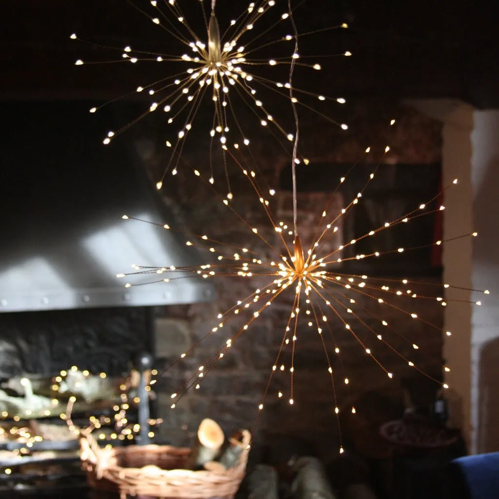 Copper Hanging Starburst - Mains