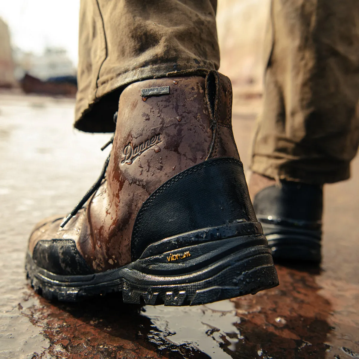 Danner Men's Stronghold 6" Comp Toe WP Work Boot -Brown- 16723