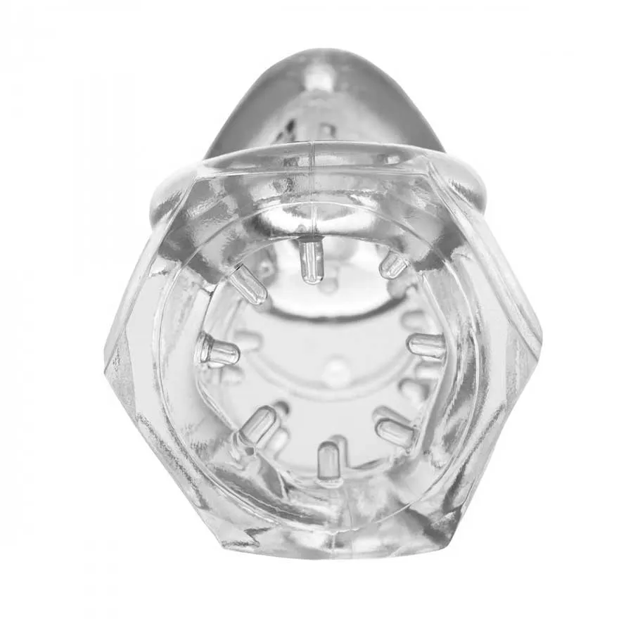 Detained 2.0 Restrictive 3 Inch Chastity Cage with Nubs by Master Series