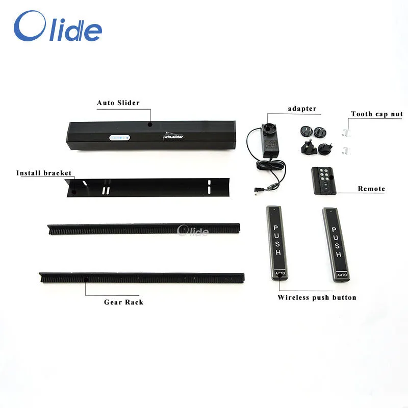 DIY Residential Automatic Sliding Door Operator,Black/White Electric Patio Door Opener Manufacturer