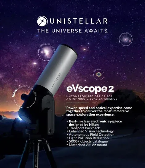 eVscope 2 Digital Telescope - Smart, Compact, and User-Friendly Telescope