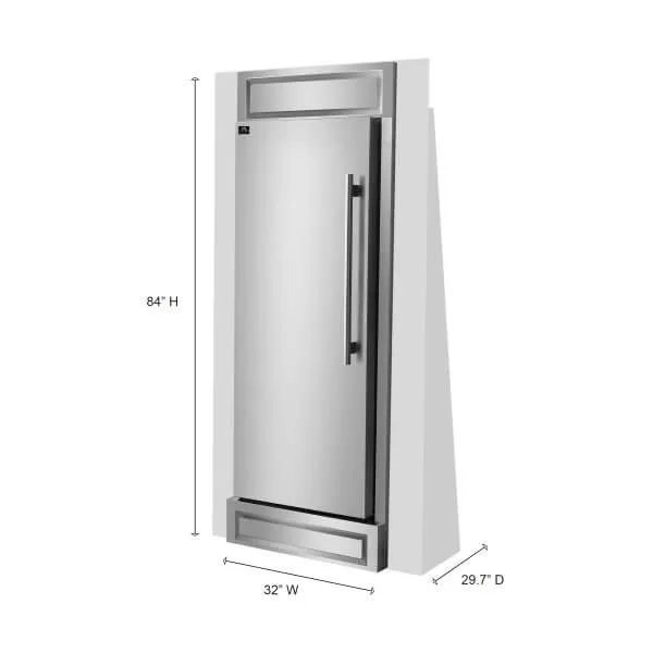 Forno Maderno 32" Left hinge Built-In Refrigerator Freezer FFFFD1722-32LS