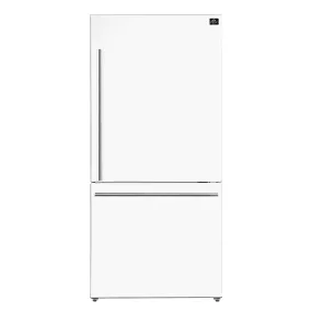 Forno Milano 17.2 Cu. Ft. Right Hinge Refrigerator Bottom Freezer FFFFD1785-31WHT