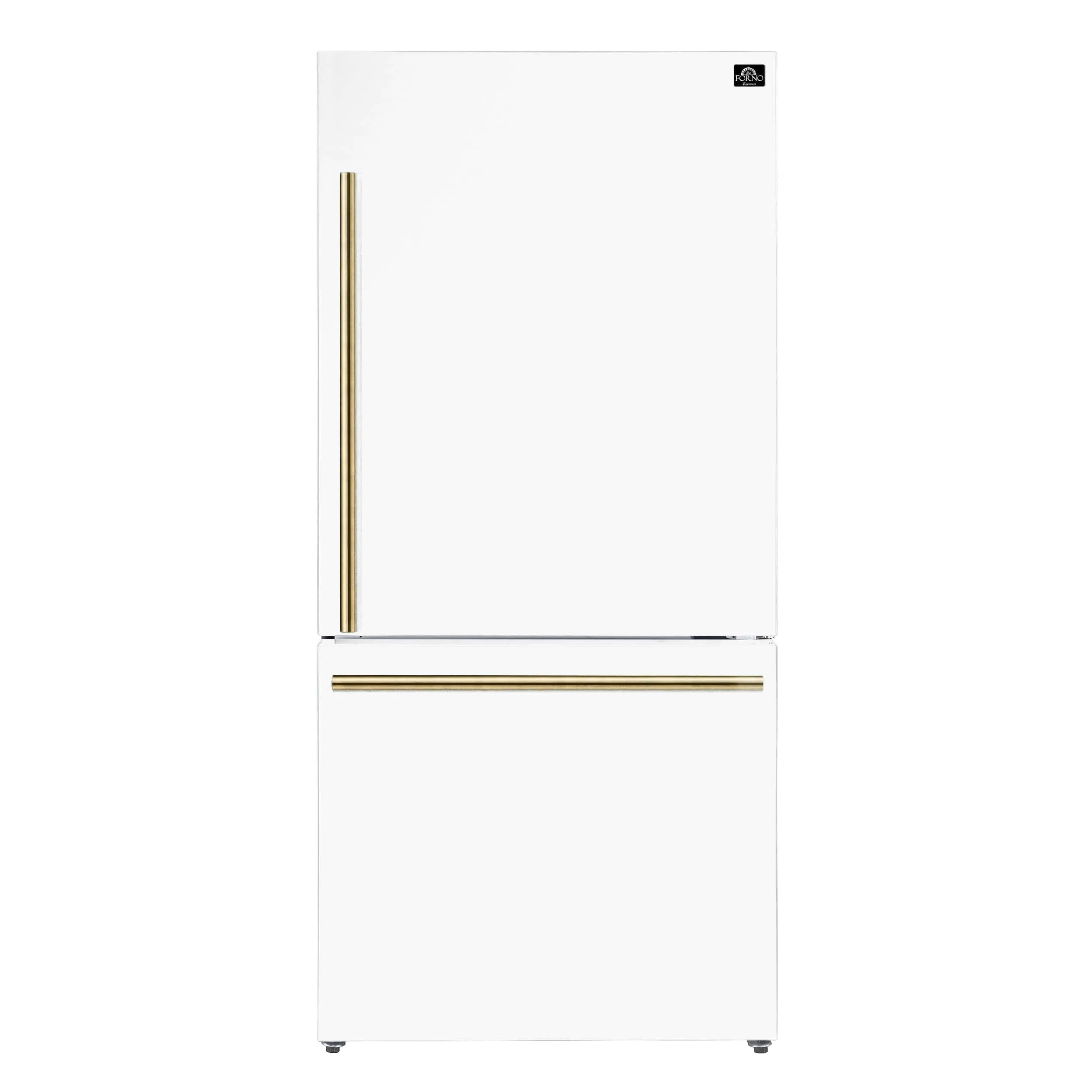 Forno Milano 17.2 Cu. Ft. Right Hinge Refrigerator Bottom Freezer FFFFD1785-31WHT