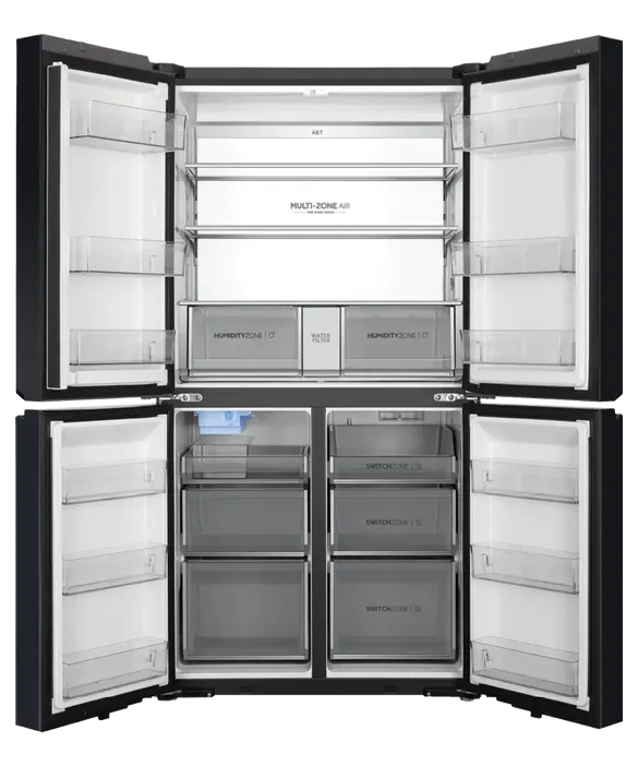 Haier 623L 600 Series Quad Door Refrigerator Freezer Ice & Water