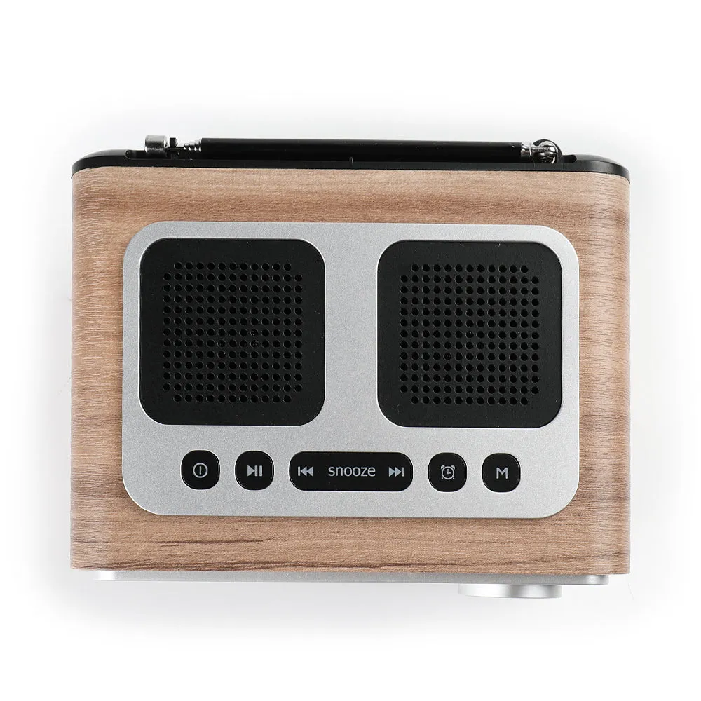 Instabox i30 Wooden Clock Radio & Bluetooth Speaker [DISCONTINUED]