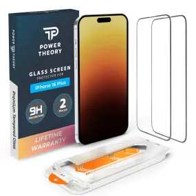 iPhone 16 Plus Screen Protector Shatterproof Tempered Glass