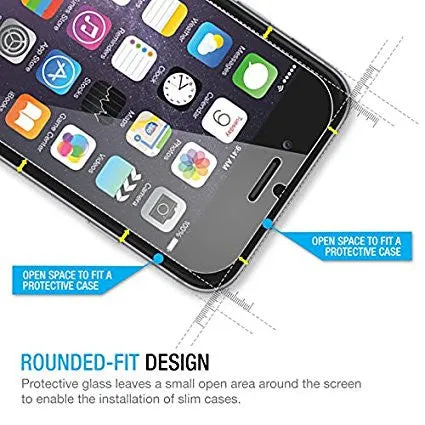 iPhone 7 Plus Screen Protector, Maxboost 2 Pack Tempered Glass Screen Protector For Apple iPhone 7 Plus / iPhone 6/6s Plus [3D Touch Compatible] 0.2mm Screen Protection Case Fit - Clear