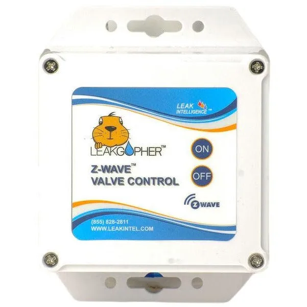 Leak Intel Leak Gopher Z-Wave Water Valve Control 3/4 inch to 2 inch