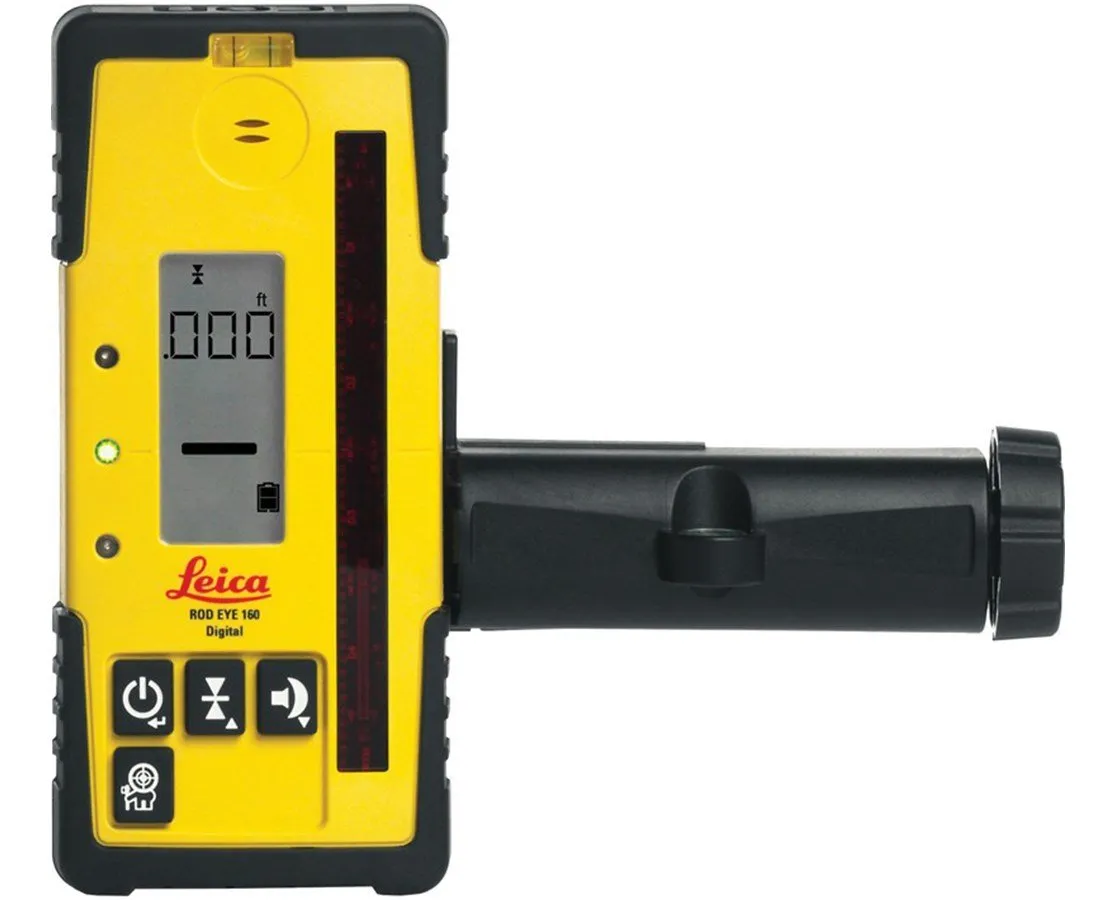 Leica Rod Eye 160 Digital Laser Receiver with Bracket