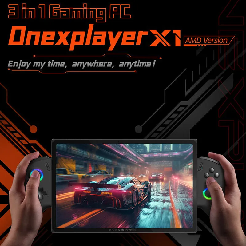 One Netbook OneXPlayer X1 Handheld Gaming PC AMD Ryzen 7 8840U 10.95" Touchscreen