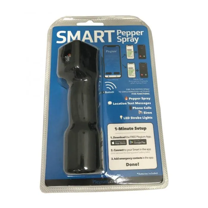 Plegium Smart Pepper Spray Free App Black