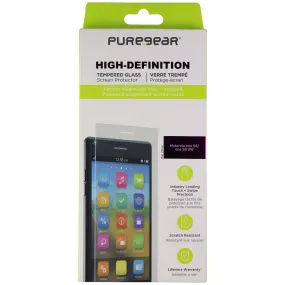 PureGear HD Tempered Glass Screen Protector for Motorola One 5G / 5G UW - Clear