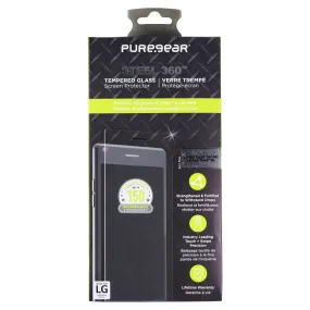 PureGear Steel 360 Tempered Glass Screen Protector for LG V60 ThinQ 5G - Clear