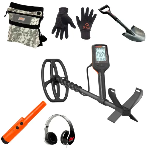 QUEST X5 METAL DETECTOR BUNDLE