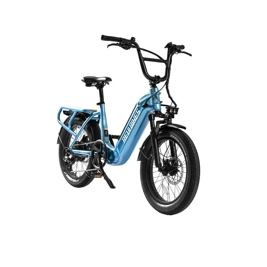 Revi Bikes Runabout 2.0 - Step-Through Fat Tire Electric Bike - Top Speed 25mph - 750W