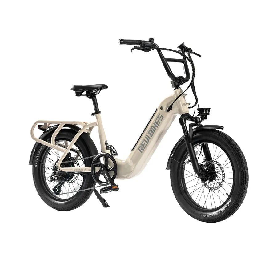 Revi Bikes Runabout 2.0 - Step-Through Fat Tire Electric Bike - Top Speed 25mph - 750W