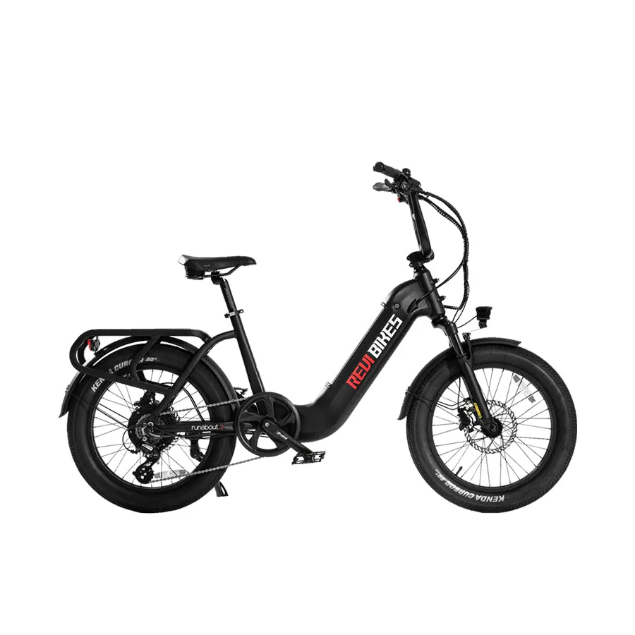 Revi Bikes Runabout 2.0 - Step-Through Fat Tire Electric Bike - Top Speed 25mph - 750W