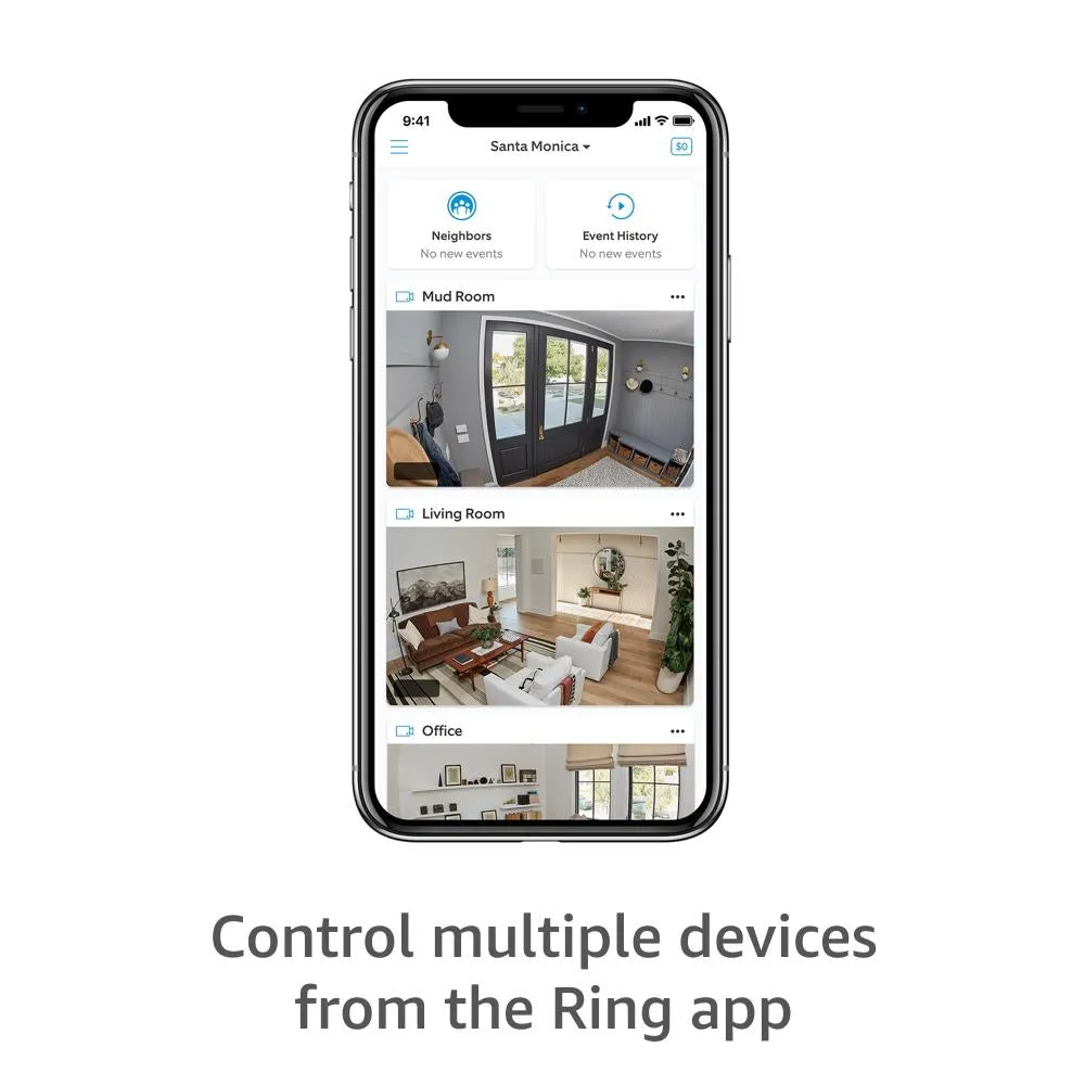 Ring Indoor Cam 2 Pack [2nd Gen](White)