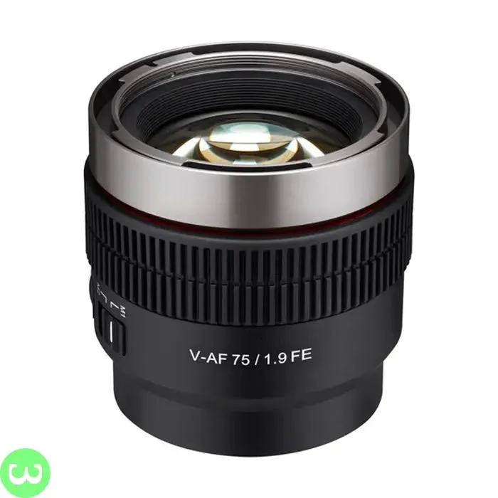 Samyang 75mm T1.9 V-AF Lens